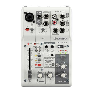YAMAHA AG03 MK2 White�i�z���C�g�j �z�M�p�~�L�T�[ �~�L�V���O�R���\�[�� �E�F�u�L���X�e�B���O�~�L�T�[ ���}�n �y �V�hPePe�X �z