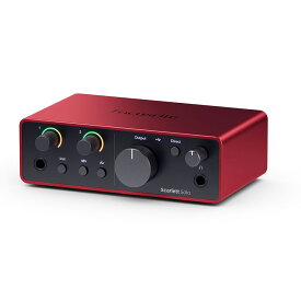 Focusrite Scarlett solo (4th Gen) 2in 2out オーディオインターフェース フォーカスライト 【 新宿PePe店 】