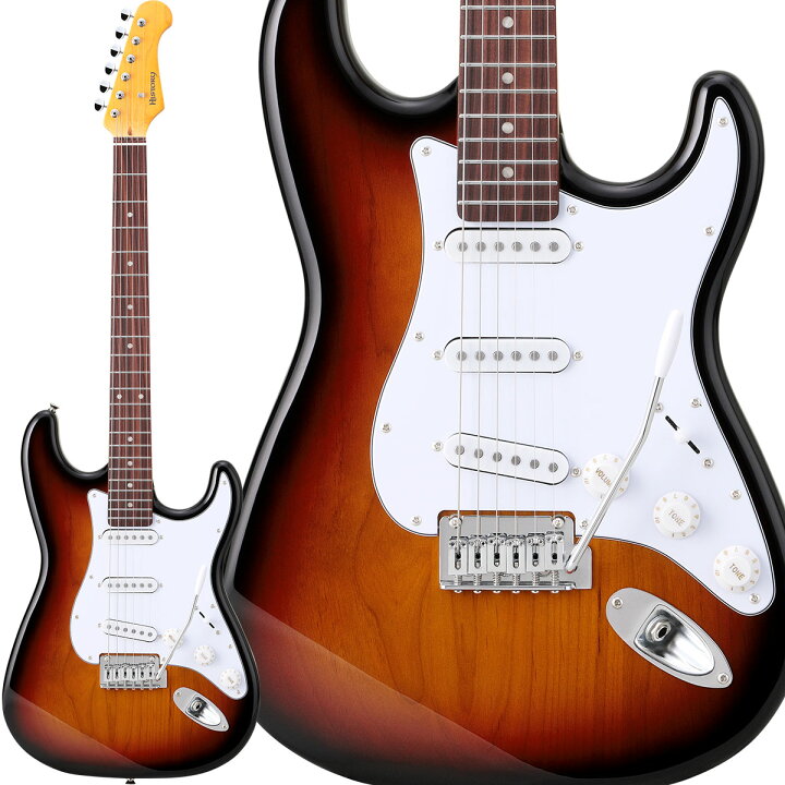 楽天市場】HISTORY HST-Performance 3Tone Sunburst エレキギター 