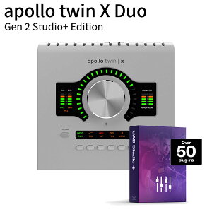 UNIVERSAL AUDIO Apollo Twin X DUO Gen2 Studio+ Edition I[fBIC^[tFCX jo[TI[fBI y VhPePeX z