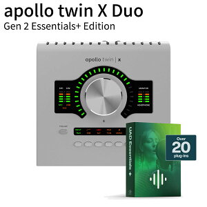 UNIVERSAL AUDIO Apollo Twin X DUO Gen2 Essentials+ Edition I[fBIC^[tFCX jo[TI[fBI y VhPePeX z