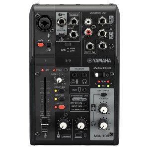 YAMAHA AG03 MK2 BlackiubNj zMp~LT[ ~LVOR\[ EFuLXeBO~LT[ }n y rrbgDX z