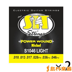 SIT STRINGS S1046TP エレキギター用弦 POWER WOUND ツインパック SIT ストリングス