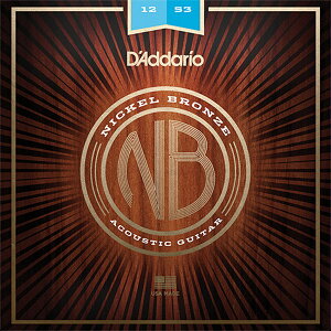 D'Addario NB1253 �j�b�P���u�����Y 12-53 ���C�g �_�_���I �A�R�[�X�e�B�b�N�M�^�[��