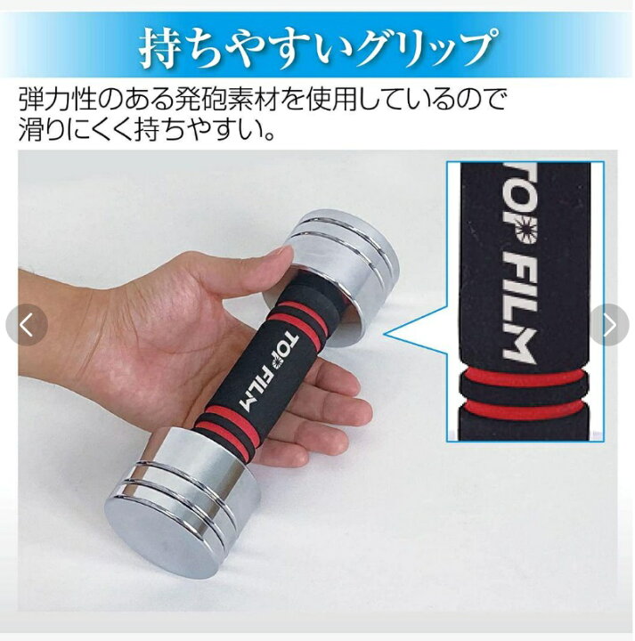 楽天市場】ダンベル 可変式 小型 スチールダンベル 10kg 2個セット 