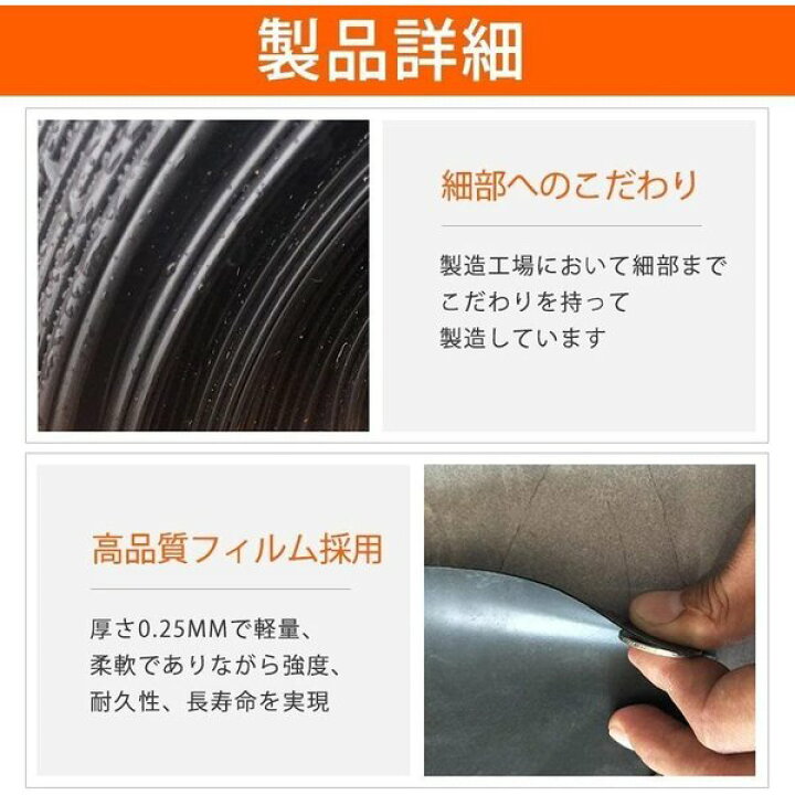 楽天市場】防水シート 50m×2m 屋根 床 壁 池 庭園 防水シートカバー 