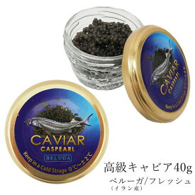 キャビア ベルーガ（イラン産） フレッシュ 40g 高級 食品 caviar 高級つまみ 輸入食品 メーカー直送 正月 母の日