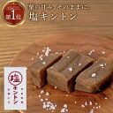 塩キントン【ネコポス 送料無料】お試し お取り寄せスイーツ 高知 四万十 四万十ドラマ 和栗 国産栗 きんとん 栗スイーツ 天日塩 山塩小僧 個包装 手づくり 和菓子 添加物不使用 白砂糖不使用 無添加