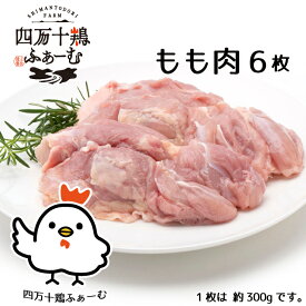 【ブランド鶏 四万十鶏】鶏肉の王道　もも肉◆もも肉1枚入×6パック◆鶏もも 鶏肉 鳥肉 冷凍少量パック 真空包装国産 高知県産 四万十 朝びき