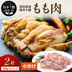 【ポイント5倍】高知県産 四万十鶏 もも肉 300g×2パック 冷凍 小分け 国産 鶏肉 鶏もも肉 鶏モモ肉 銘柄鶏 バーベキュー キャンプ ご当地グルメ 小分けパック 業務用 唐揚げ 照り焼きチキン 油淋鶏 チキン南蛮 楽天お買い物マラソン