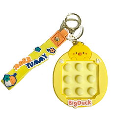 プッシュポップ キーホルダー チャーム ぽちぽち 迷路 知育 ストレス発散 癒し お得 ギフト 入園 入学 卒園 卒業 友達 プレゼント お揃いアイテム ランドセル リュック カバン 目印 マーク うさぎ あひる きょうりゅう くま 【国内発送】