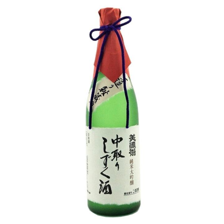 楽天市場】美濃菊 純米大吟醸 中取りしずく酒 720ml＜玉泉堂酒造（株 