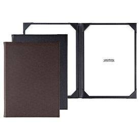 APU-101-TW メニューブック a4 (A-4対応 2ページ仕様 コーナー付) 2枚タイプメニューブック 【A4 洋風 メニューカバー 品書き おしゃれ 飲食店 ファイルブック メニュー メニューファイル 業務用 高級 メニュー表 名入れ 】
