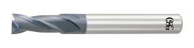 オーエスジー WXLコート2枚刃超硬スクエアエンドミル2D刃長タイプ 外径8mm 全長60mm 刃長16mm シャンク径8mm WXL-2D-DE 8(3182080)