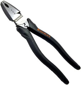 フジ矢 電工職人偏芯ペンチ Zero Black 全長202mm 3300N-200