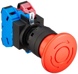 IDEC(アイデック) 非常停止用押ボタンスイッチ HWシリーズ φ40大形 1a-1b φ22 ボタン色赤 HW1B-V411R