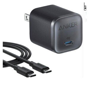 �A���J�[ (Anker) USB�}���[�d�� Nano Charger �i45W�j with USB-C �� USB-C �P�[�u�� �u���b�N B2692N11 | �i�m �`���[�W���[ 45W nano charger 45w PFP�Z���N�g �V�[���b�N