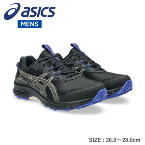 asics アシックス GEL-VENTURE 10 WATERPROOF ゲルベンチャー ウォータープルーフ 1011B965 ランニング フルマラソン トレーニングシューズ スポーツシューズ アウトドア ジョギング 防水 運動靴 メンズ
