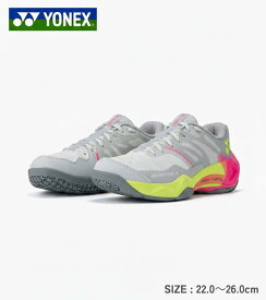 ヨネックス バドミントン パワークッション サブアクシア GT ウィメン POWER CUSHION SUBAXIA WOMEN SHBSG1L レディース 女性用 ライトグレー ローカット
