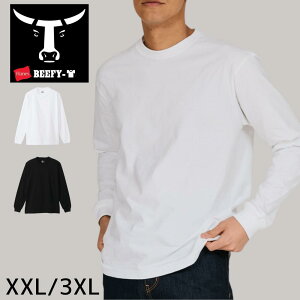 y12 SiP10{(Gg[v)zHanes wCY r[tB[ BEEFY LONG SLEEVE 傫TCY H5186L OX[u T-SHIRTS  T Y fB[X jZbNX   lCr[ Vc J