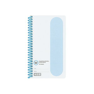 コクヨ　タン−45B 単語帳（プラスチックスパイラル）　手帳サイズ　60枚　表紙色青