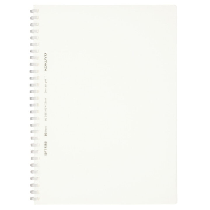 90 以上節約 10月19日15時注文分よりポイント10倍 コクヨ ソフトリングノート 方眼ドット罫 セミｂ５ ６号 ８０枚 透明 ｽ Sv508wt T Wqradio Com