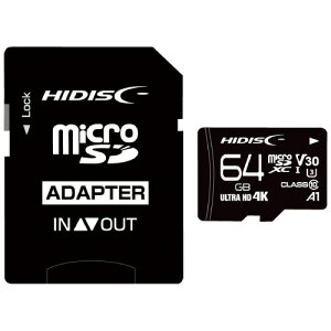 HIDISC microSDXCJ[h@64GB@HDMCSDX64GCL10V30