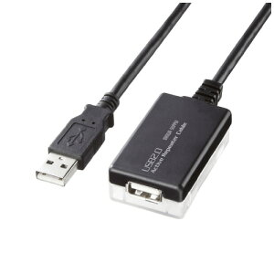 サンワサプライ 12m延長USBリピーターケーブルKB-USB-R212N