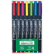 ゼブラ 蛍光オプテックスケア　WKCR1-7C　7色セット