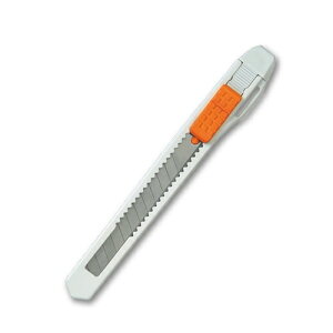 プラス カッターナイフ S CU-103 ホワイト 10個