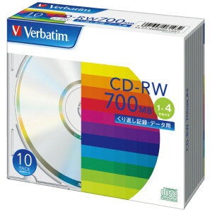 Verbatim CD-RW@700MB@SW80QU10V1@10