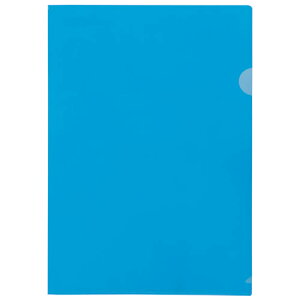 スマートバリュー Hカラーホルダー A4青100枚 D610J-10BL