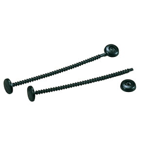 カール事務器 カールファスナー NO.17-K 黒 100個