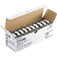 キングジム テプラPROテープSS12K-10PN　白／黒字12mm10P