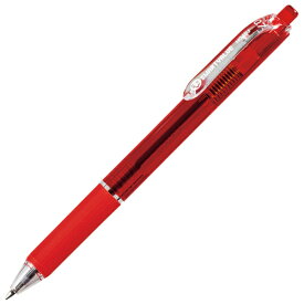 スマートバリュー ノック式油性ボールペン10本　H048J－RD－10赤