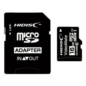 HIDISC ビデオ録画用microSDカード　16GB