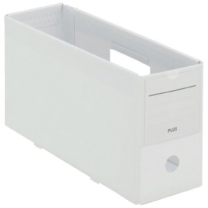 プラス PPボックスファイル+ハーフサイズ WH