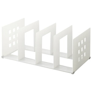 LIHIT LAB. 仕切りラック390mm A-7322-1 乳白