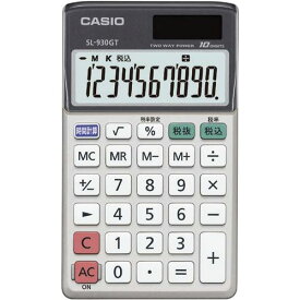 カシオ計算機 手帳型電卓 SL－930GT－N ★10個パック