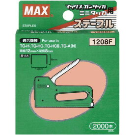 マックス ミニタッカ専用替針 1208F 2000本 116本つづり×18 入 ★10個パック