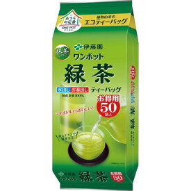 伊藤園 ワンポットエコティーバッグ 抹茶入り緑茶 50袋入り 62191