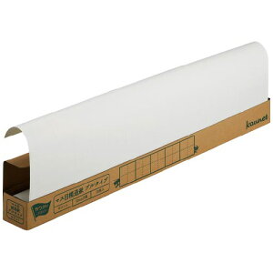 カウネット マス目模造紙 プルタイプ ホワイト20枚 3731-0363 グリーン購入法適応