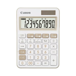 キヤノン Canon カラフル電卓 LS−105WUC アイボリー LS-105WUC-IV