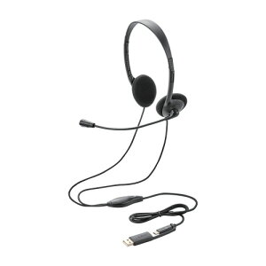 エレコム モバイルヘッドセット 小型タイプ HS-HP13SCBK