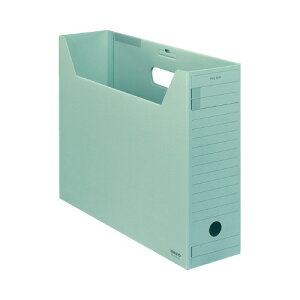 コクヨ KOKUYO ファイルボックス−FS「Fタイプ」 B4 フタ付き 収容幅95ミリ 緑 B4-LFFN-G グリーン購入法適応 エコマーク ★10個パック