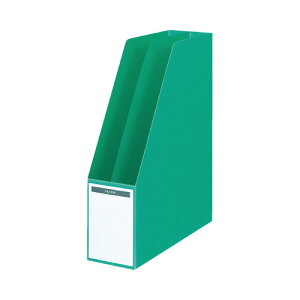 コクヨ KOKUYO ファイルボックス A4縦 仕切板・底板付 収容80ミリ 緑 フ-450NG