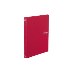 コクヨ KOKUYO クリヤーブック B5縦 替紙式18枚ポケット26穴 赤 ラ-321R ★10個パック