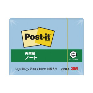 �X���[�G�� �W���p�� �|�X�g�E�C�b�g�Đ����m�[�g 75×100mm 100�� �u���[ 657RP-B �O���[���w���@�K�� �G�R�}�[�N