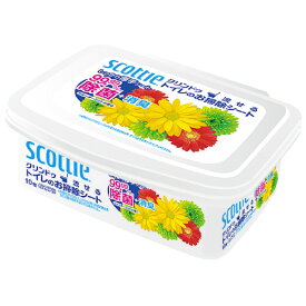 日本製紙クレシア スコッティ クリンドゥ トイレのお掃除シート 本体 10枚 66110