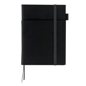 コクヨ KOKUYO カバーノート「SYSTEMIC」 黒 ツインリング A5 罫幅6mm 50枚 ノ-685B-D